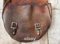 Antique US Forest Service Leather Saddle Bags Early 1900's McClellan Style RARE