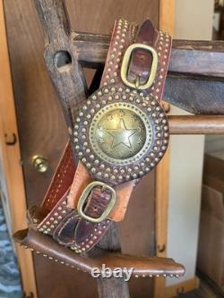 Antique Utah Saddle Co Gun Belt With Knife Sheath