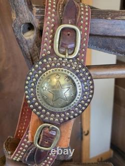 Antique Utah Saddle Co Gun Belt With Knife Sheath