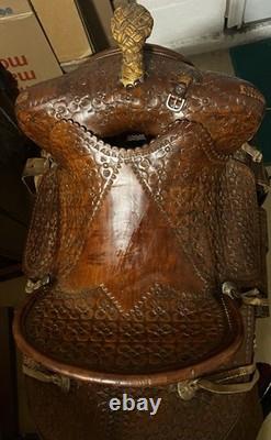 Antique Vanco Western Saddle 13 Rare Collector's Find