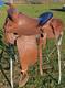 Antique/vintage 15 Tooled Western Slick Seat Saddle Vcc