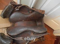 Antique / Vintage Childs Pony Saddle Great for Country Western Decore