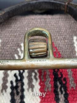 Antique Visalia Stock Saddle Co. Humane Horse Bit Never Rust