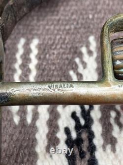 Antique Visalia Stock Saddle Co. Humane Horse Bit Never Rust