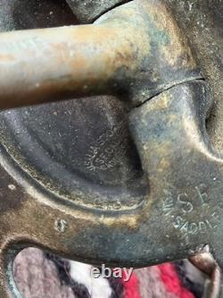 Antique Visalia Stock Saddle Co. Humane Horse Bit Never Rust