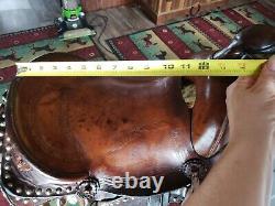 Antique Western Dots Pony Miniature Horse Saddle, Rare Find