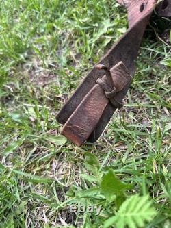 Antique Western Horse Saddle From Farm Wyoming Working Ranch, Vintage Cowboy