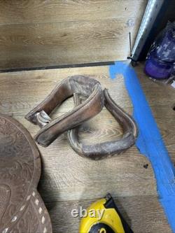 Antique Western Saddle For Restoration or Decor