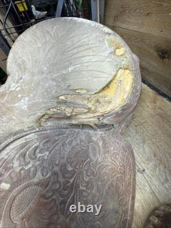 Antique Western Saddle For Restoration or Decor