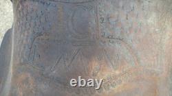 Antique Western Saddle Highback Cantle by Vale Saddlery Co. Of Vale, OR E-CMM
