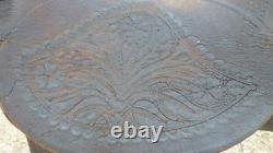 Antique Western Saddle Highback Cantle by Vale Saddlery Co. Of Vale, OR E-CMM