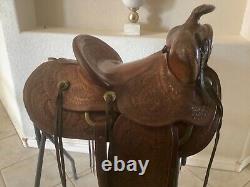 Antique Western Saddle by Fred Mueller of Denver, CO