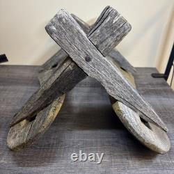 Antique Western Saw Buck X Wooden Pack Saddle Frame Mule Gold Miner Wild West