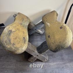 Antique Western Saw Buck X Wooden Pack Saddle Frame Mule Gold Miner Wild West