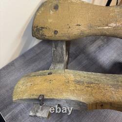 Antique Western Saw Buck X Wooden Pack Saddle Frame Mule Gold Miner Wild West