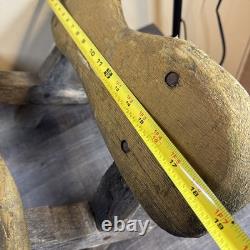 Antique Western Saw Buck X Wooden Pack Saddle Frame Mule Gold Miner Wild West