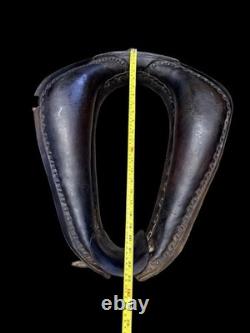 Antique Women's Side Saddle c1892 Double Pommel Western Victorian Saddle Decor