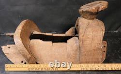 Antique Wood Burro Saddle Pack Grant Count New Mexico Hand Carved