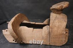 Antique Wood Burro Saddle Pack Grant Count New Mexico Hand Carved