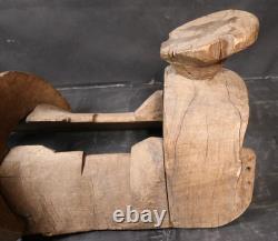 Antique Wood Burro Saddle Pack Grant Count New Mexico Hand Carved
