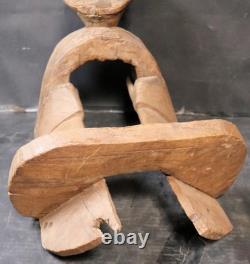 Antique Wood Burro Saddle Pack Grant Count New Mexico Hand Carved