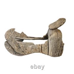 Antique Wooden Saddle