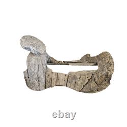Antique Wooden Saddle
