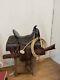 Antique Cowboy Saddle With Rifle Scabbard