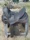 Antique Western Collectible High Back Saddle Fa Meana Brand