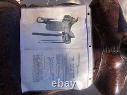 Antique western saddles