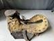 Antique Wooden Saddle Tree Western Decor Rawhide Wrapped
