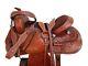 Arabian Horse Western Saddle 15 16 17 18 Pleasure Tooled Leather Trail Tack Set