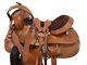 Arabian Horse Western Saddle Used Tooled Leather Pleasure Trail Tack 18 17 16 15