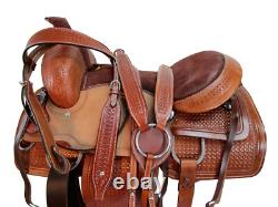 Arabian Horse Western Trail Pleasure Saddle 15 16 17 Tooled Leather Tack Set