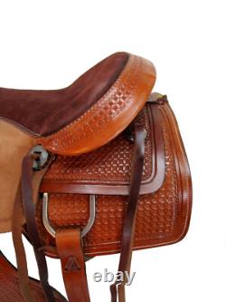 Arabian Horse Western Trail Pleasure Saddle 15 16 17 Tooled Leather Tack Set