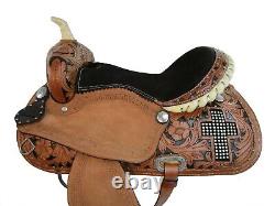 Arabian Western Saddle Horse Pleasure Used Trail Cross Leather Tack Set 15 16 17