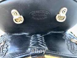Australian Outrider Collection Outback Saddle by Tough 1 Black, 18 inch (L)