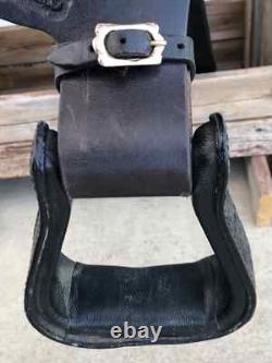 Australian Outrider Collection Outback Saddle by Tough 1 Black, 18 inch (L)