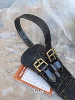Australian Outrider Collection Outrider Stock Saddle Black with Horn Large