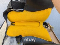 Australian Outrider Collection Outrider Stock Saddle Black with Horn Large