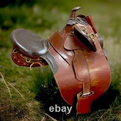 Australian Stock Horse Saddle Genuine Leather