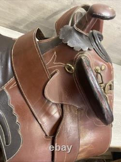 Australian Stock Horse Saddle Genuine Leather