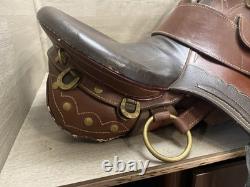 Australian Stock Horse Saddle Genuine Leather