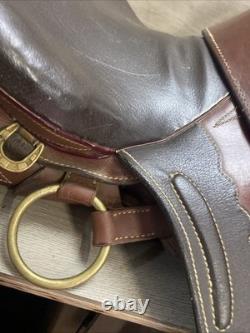 Australian Stock Horse Saddle Genuine Leather
