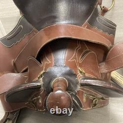 Australian Stock Horse Saddle Genuine Leather
