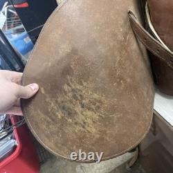 Australian Stock Horse Saddle Genuine Leather