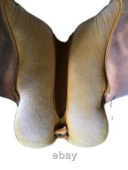 Australian Stock Saddle 17'' Metal Stirrups Down Under Saddle Supply