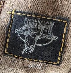 Australian Stock Saddle 17'' Metal Stirrups Down Under Saddle Supply