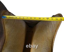 Australian Stock Saddle 17'' Metal Stirrups Down Under Saddle Supply