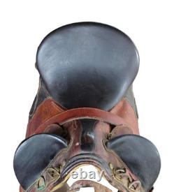 Australian Stock Saddle 17'' Metal Stirrups Down Under Saddle Supply